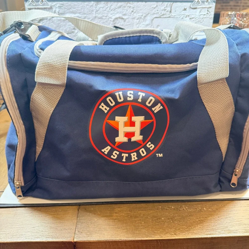 Houston Methodist Houston Astros Duffel Bag Mens Womens OS Navy Blue MLB Sports